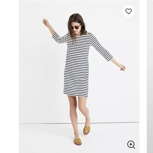 Madewell Striped Knit Dress
